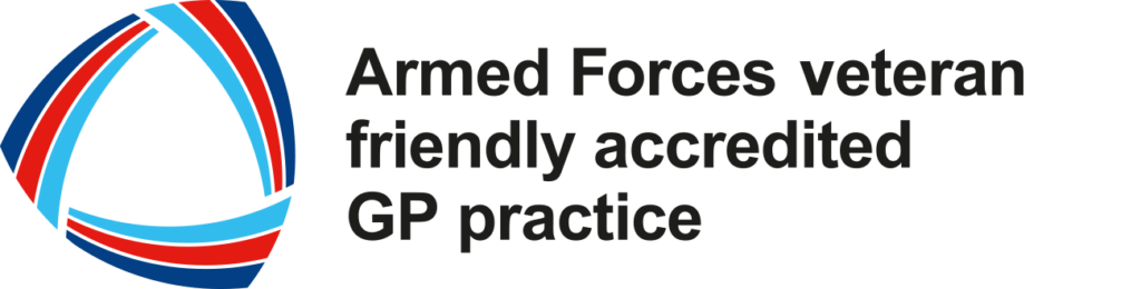 Armed Forces veteran friendly accredited GP practice logo