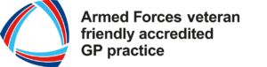 Armed Forces veteran friendly accredited GP practice logo